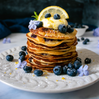 Blueberry Lemon Ricotta Pancakes (2)