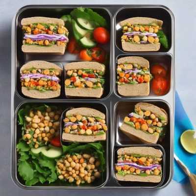 Chickpea salad sandwiches