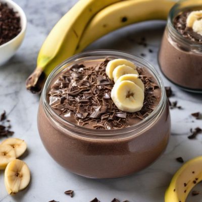 Chocolate Banana chia pudding image