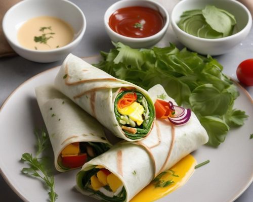 Egg Veggie Wrap