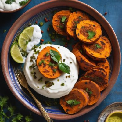 Fasting sweet potato tikki