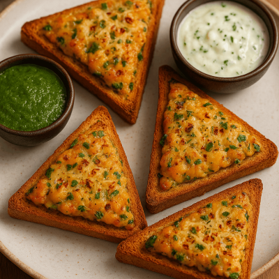Healthy Prawns Cheese Toast (1)