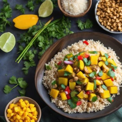 Mango Paneer stir fry