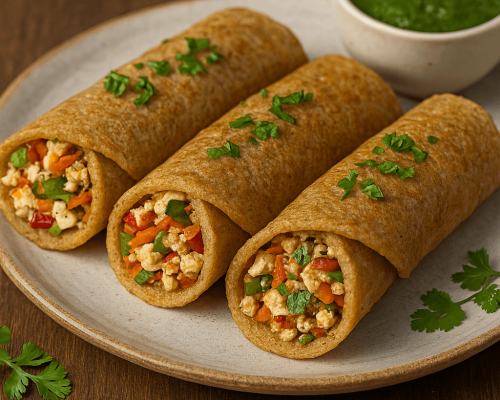 Oats Poha Franky (1)