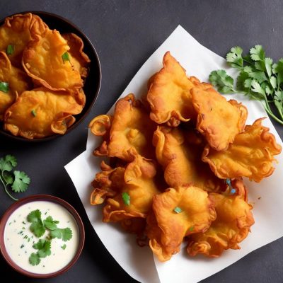 Onion pakoda in appe pan