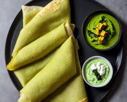 Palak Paneer dosa