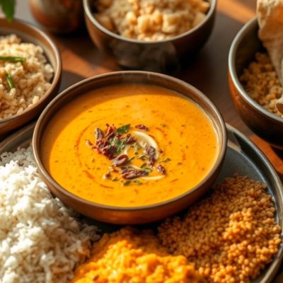 Peanut curd kadhi
