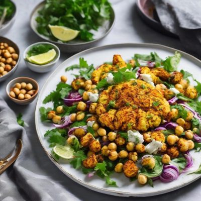 Tandoori Cauliflower and Chickpea Salad